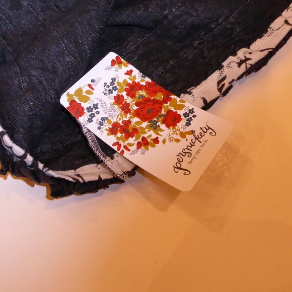 Persnickety Toddler Girl Ivory & Black Ruffled Dress Size 2 - Picture 8 of 10